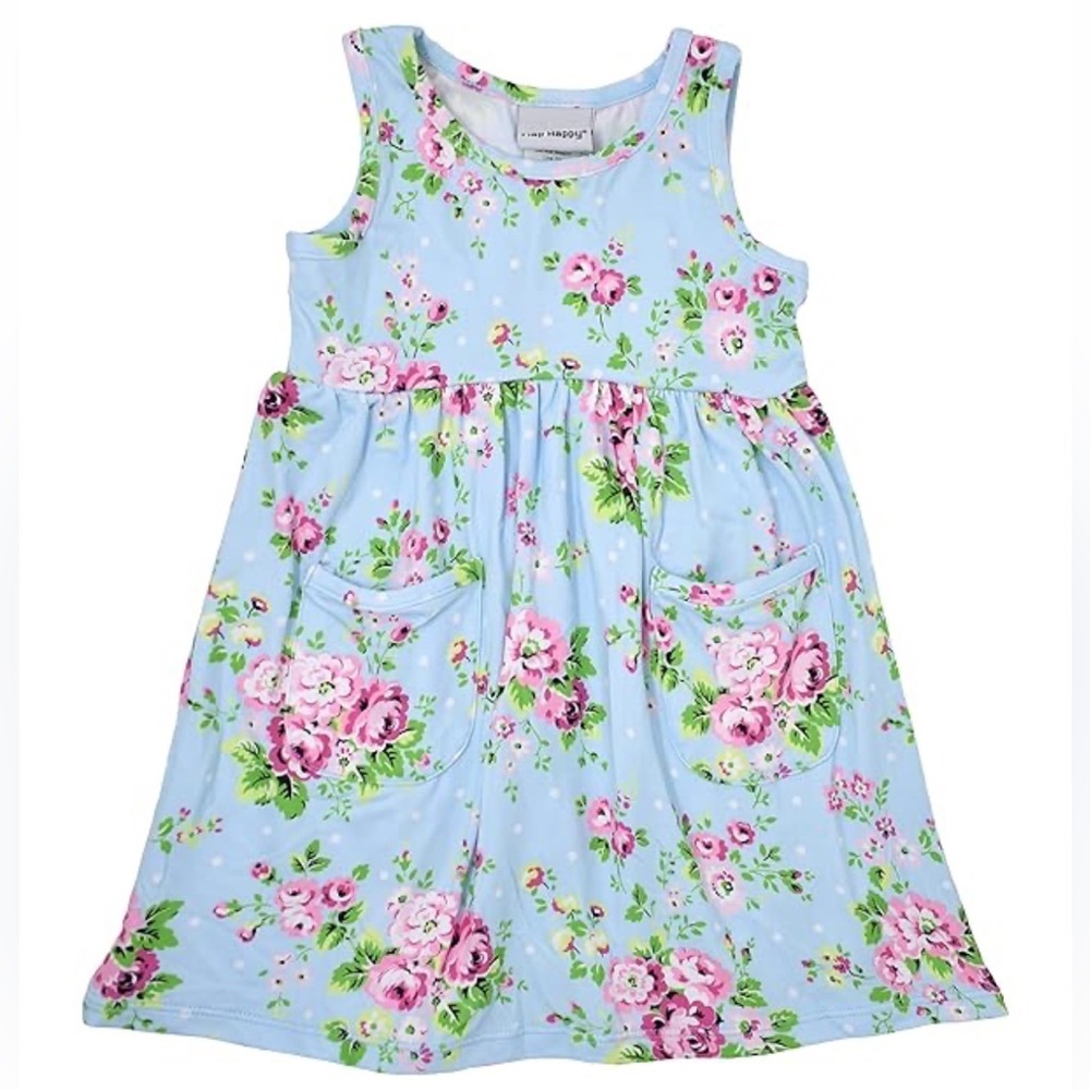 Flap happy country rose dahlia dress 12 months NEW
